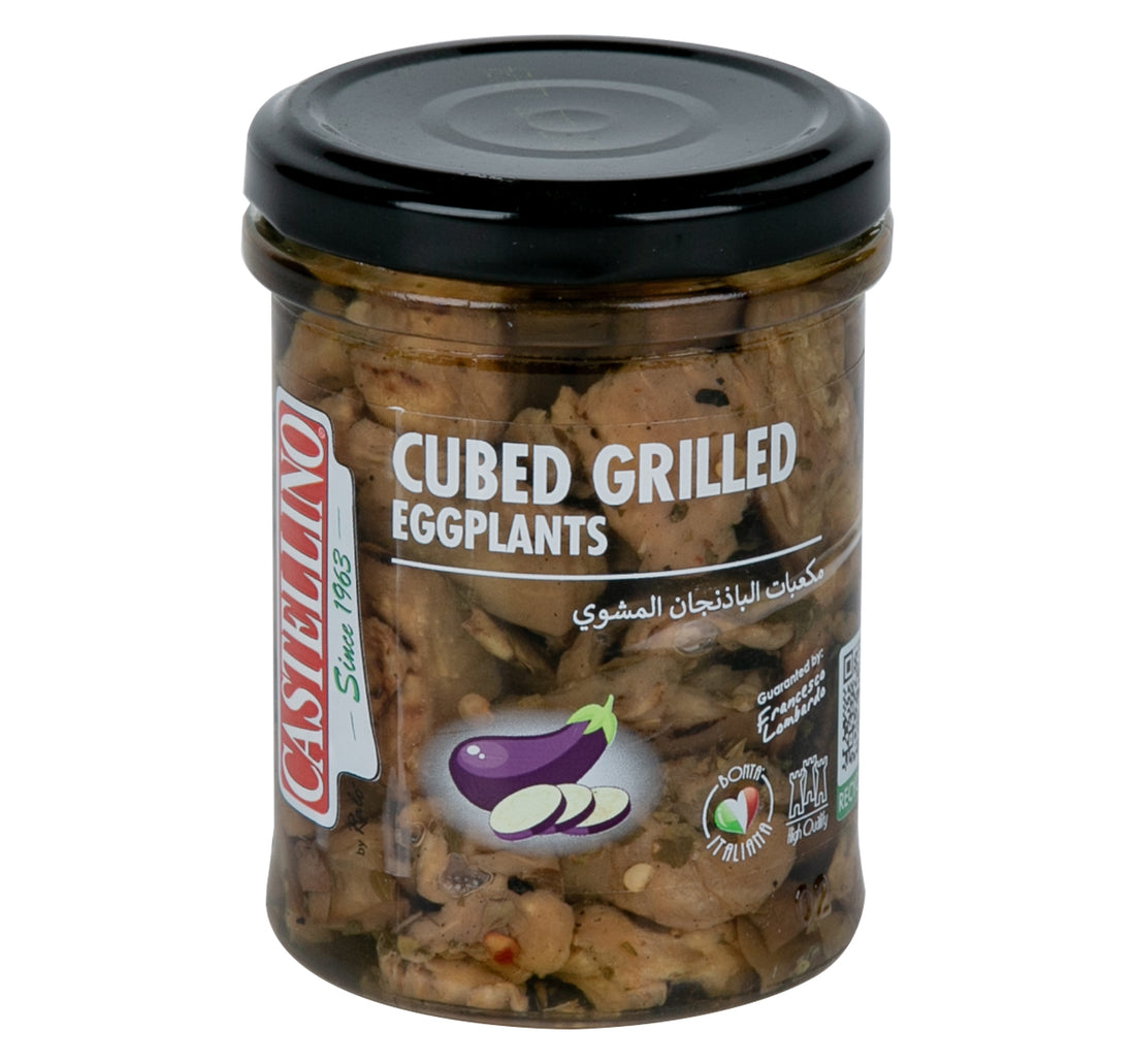 Castellino Cubed Grilled Eggplants 180 g