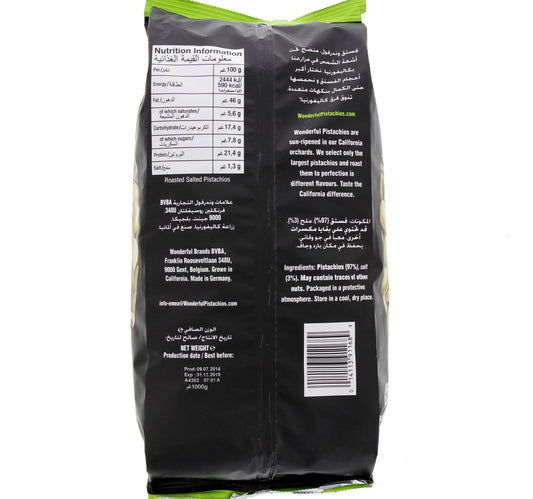 Wonderful Pistachios Roasted & Salted 1 kg