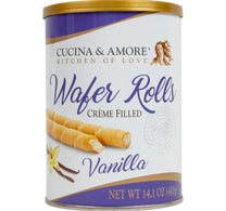 كوتشينا آند أموري لفائف الويفر المحشوة بالكريمة بالفانيليا 400 جم