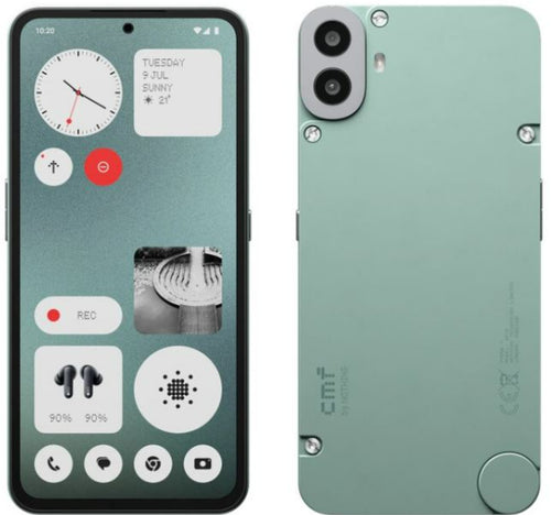 CMF by Nothing Phone 1 5G Smartphone, 8 GB RAM, 256 GB Storage, Light Green