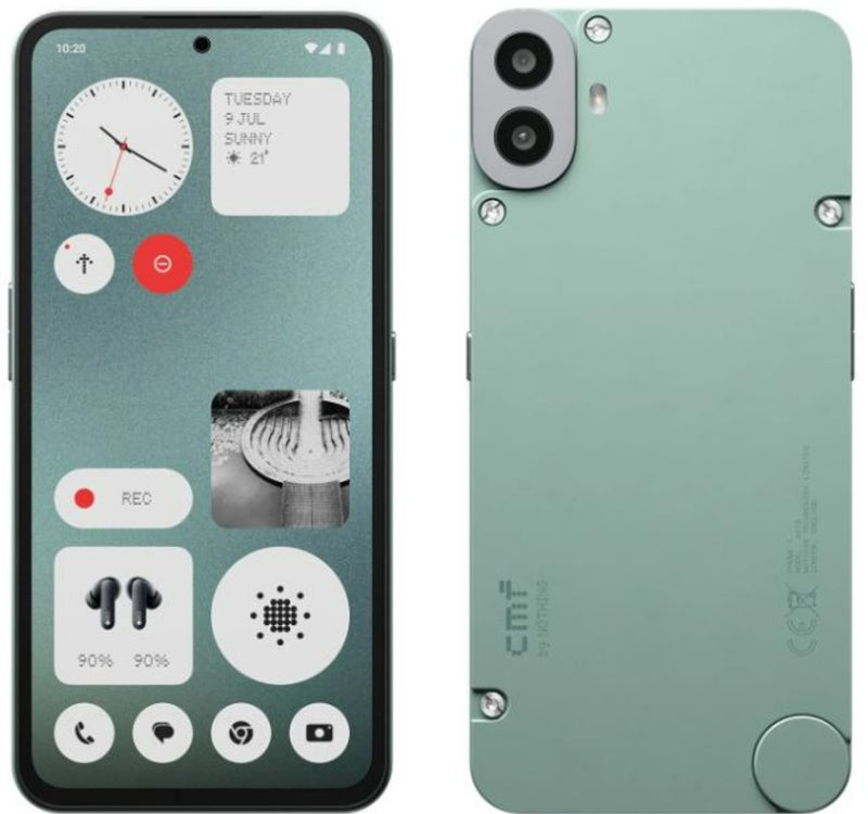 CMF by Nothing Phone 1 5G Smartphone, 8 GB RAM, 256 GB Storage, Light Green