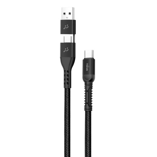 Trands 2 In 1 Type-C to Type-C and USB Cable CA890 Lulu Hypermarket