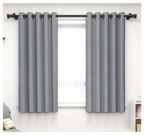 Maple Leaf Jacquard Window Curtain, 140 x 240 cm, Assorted