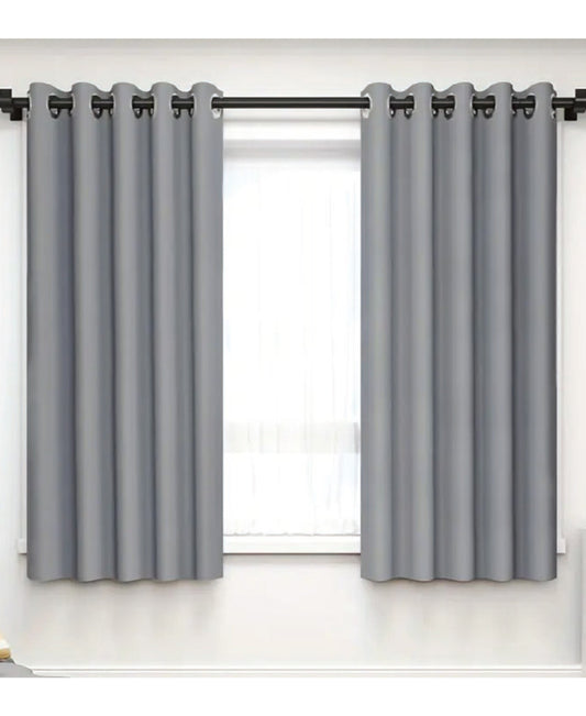 ستارة نافذة من الجاكار بنقشة أوراق القيقب، 140 × 240 سم، متنوعة