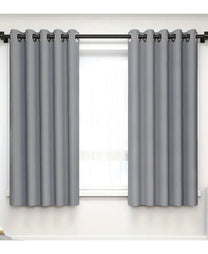 ستارة نافذة من الجاكار بنقشة أوراق القيقب، 140 × 240 سم، متنوعة