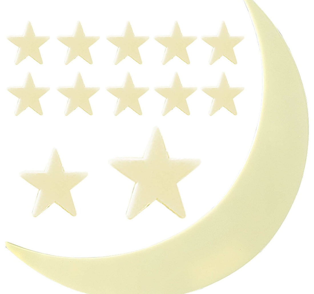 4M Glow in the Dark Moon and 12 Stars, 05215