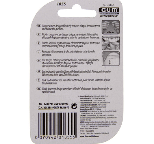 GUM Butlerweave Mint Waxed 55m