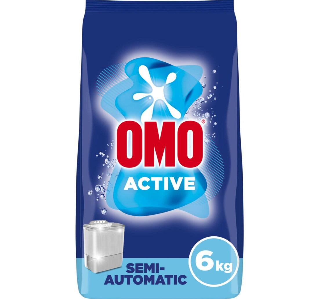 Omo Semi-Automatic Powder Laundry Detergent, Active 6 kg