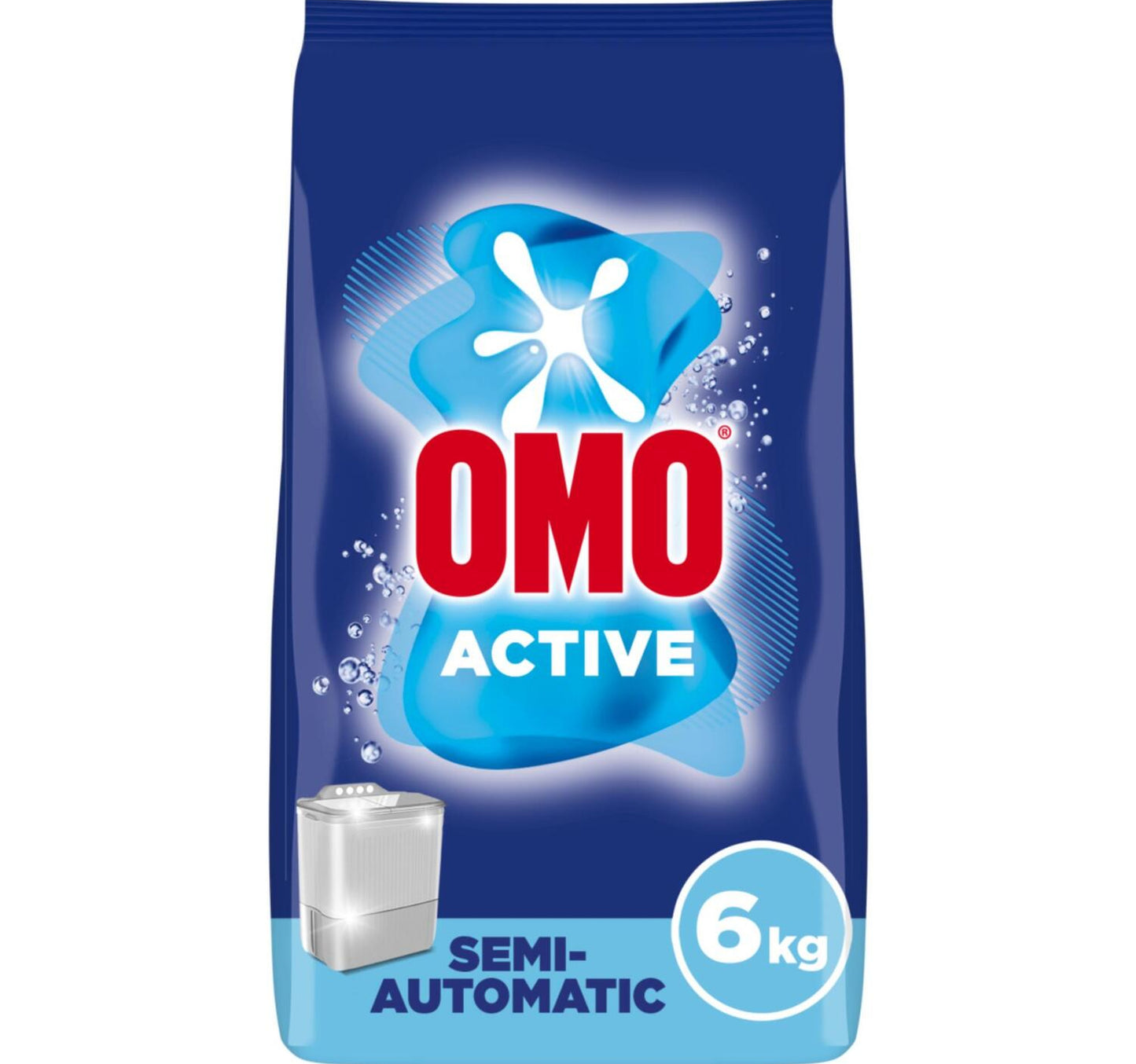 Omo Semi-Automatic Powder Laundry Detergent, Active 6 kg
