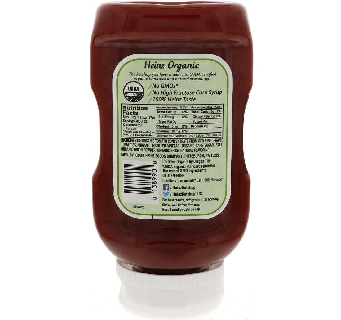 Heinz Organic Tomato Ketchup 397 g