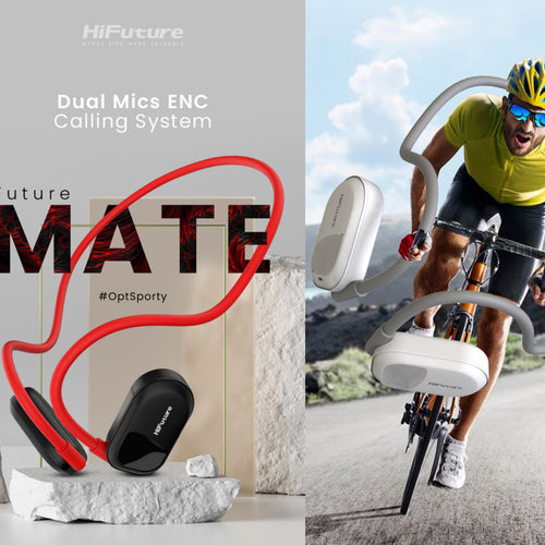 HiFuture FutureMate Ear Air Conduction Headphones - Grey/White