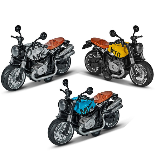 Skid Fusion Die Cast Motor Bike 1:12 MY66 Assorted