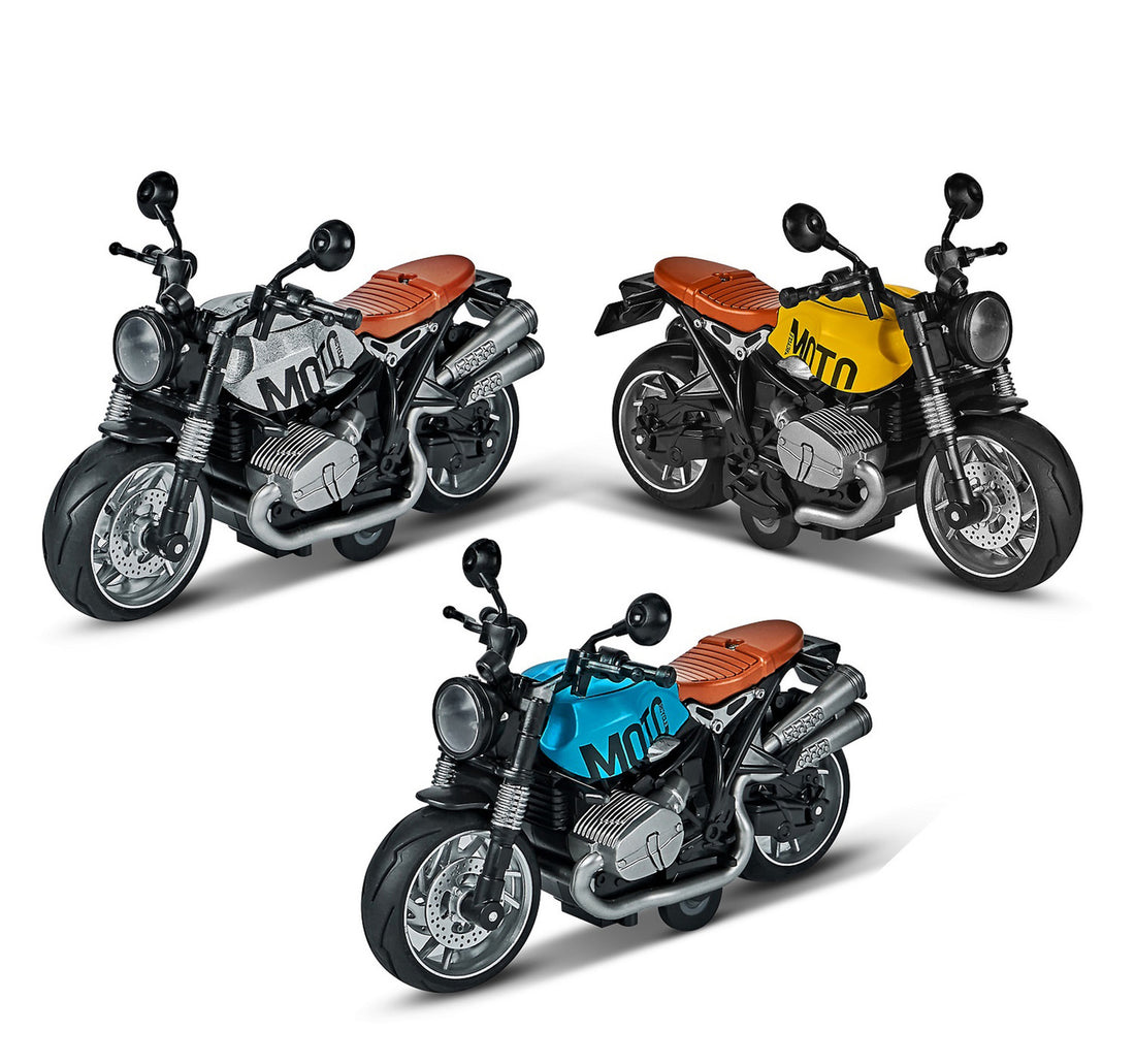 Skid Fusion Die Cast Motor Bike 1:12 MY66 Assorted
