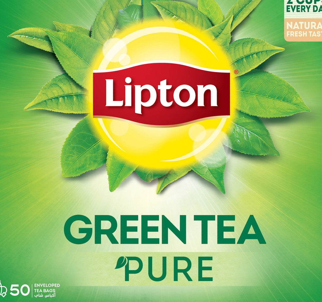 Lipton Pure Green Tea Value Pack 50 Teabags 75 g