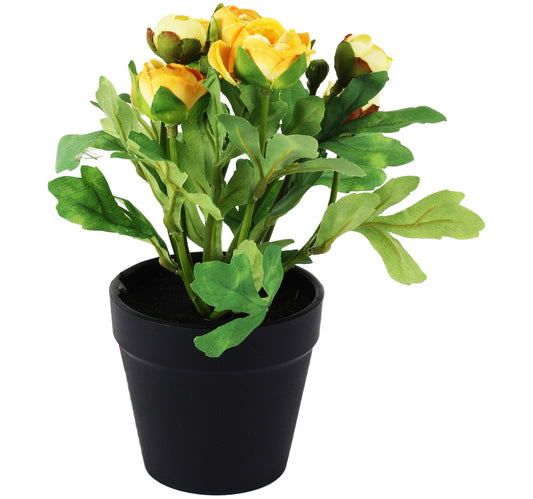 Maple Leaf Pot Flower 19cm 3354