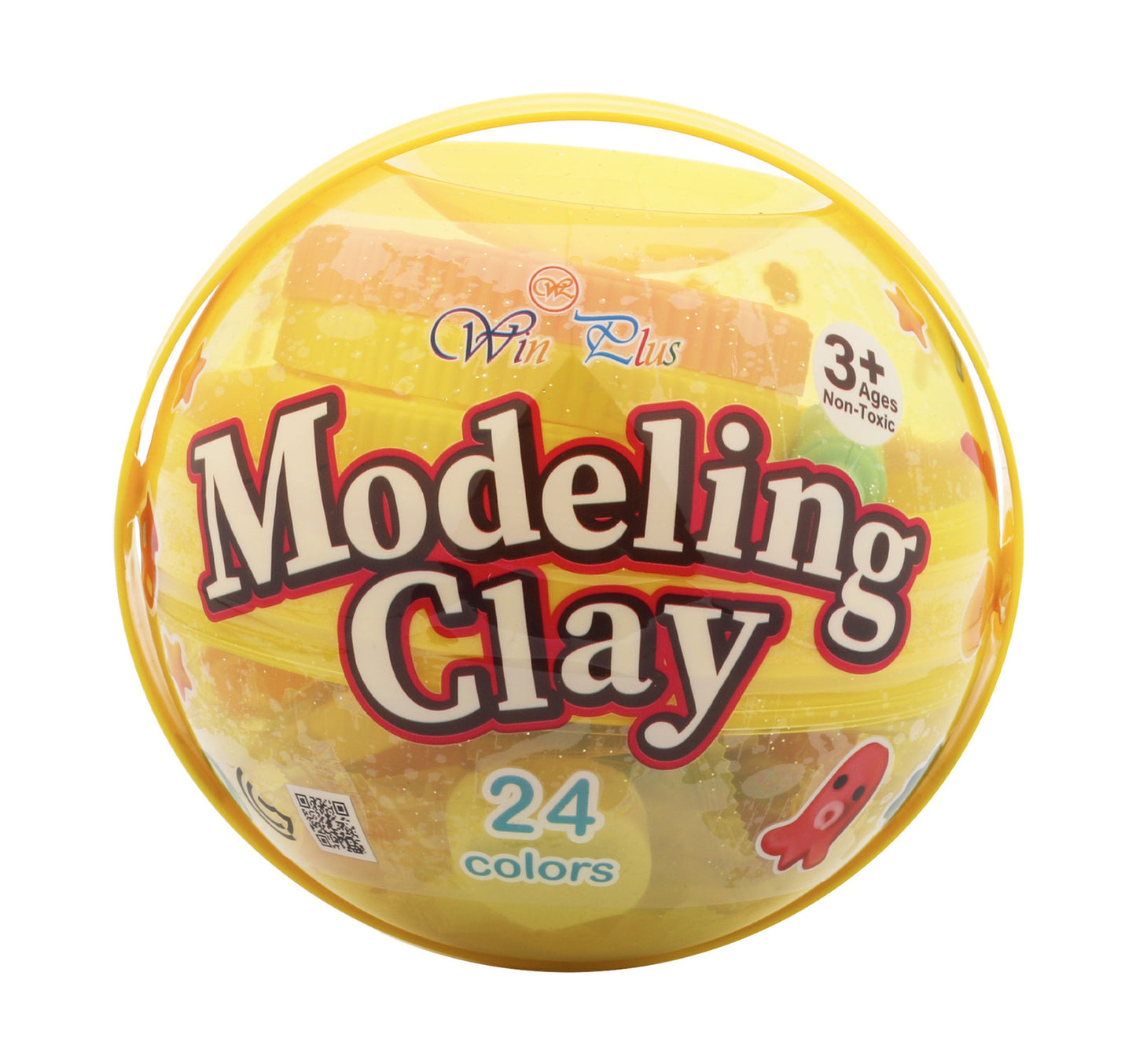 Win Plus Modeling Clay 8217 24 x 12g + 5 Mold