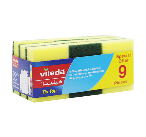 Vileda Sponge Tip Top 9 pcs