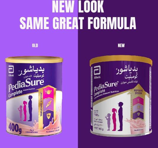 Pediasure Peptigro System With Strawberry Flavour For Children 1-10 Years Old 400 g