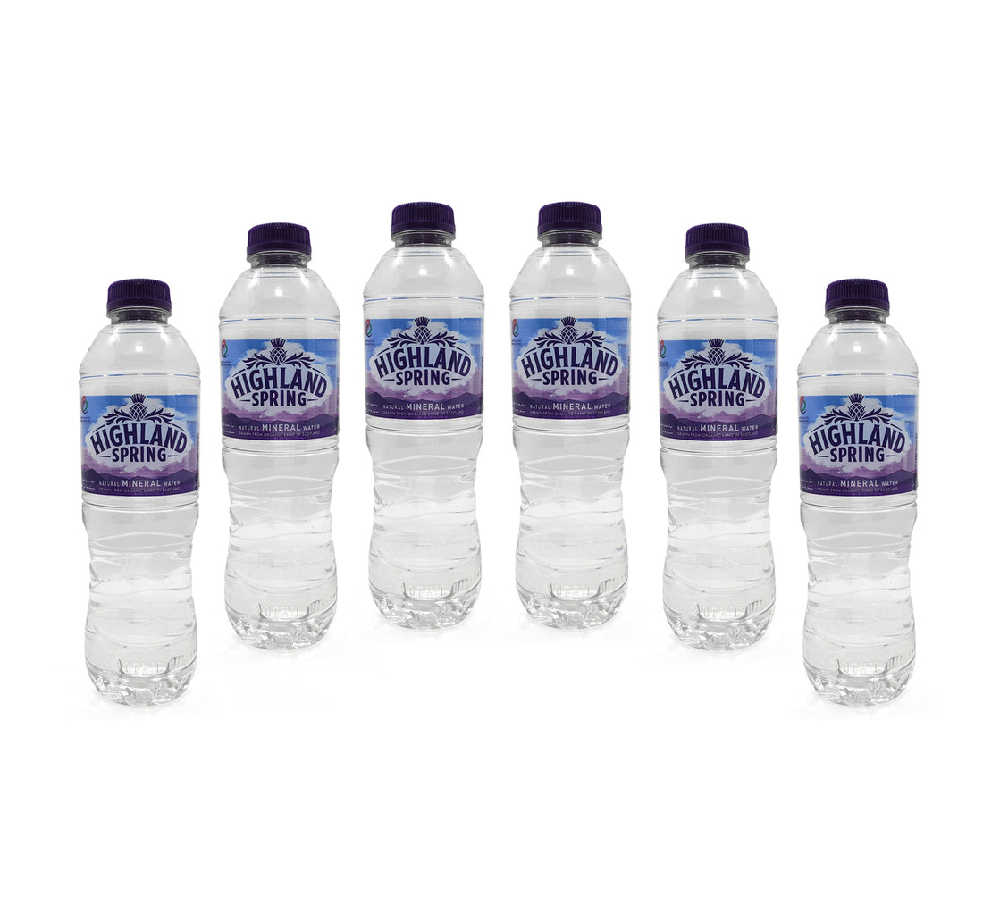 Highland Spring Natural Mineral Water 6 x 500 ml