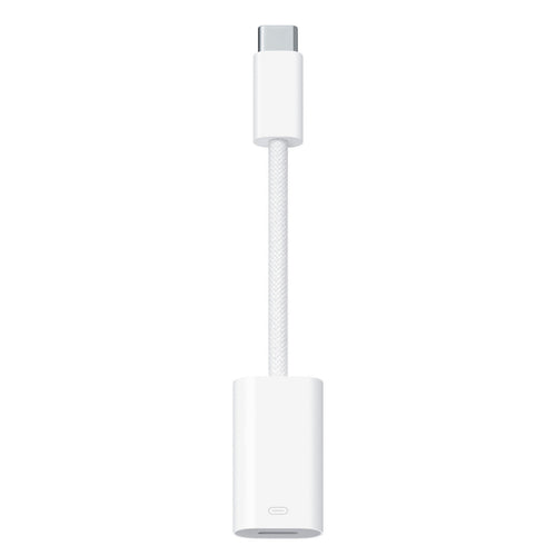 Apple USB-C to Lightning Adapter, White, MUQX3ZE/A Lulu Hypermarket