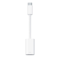 Apple USB-C to Lightning Adapter, White, MUQX3ZE/A