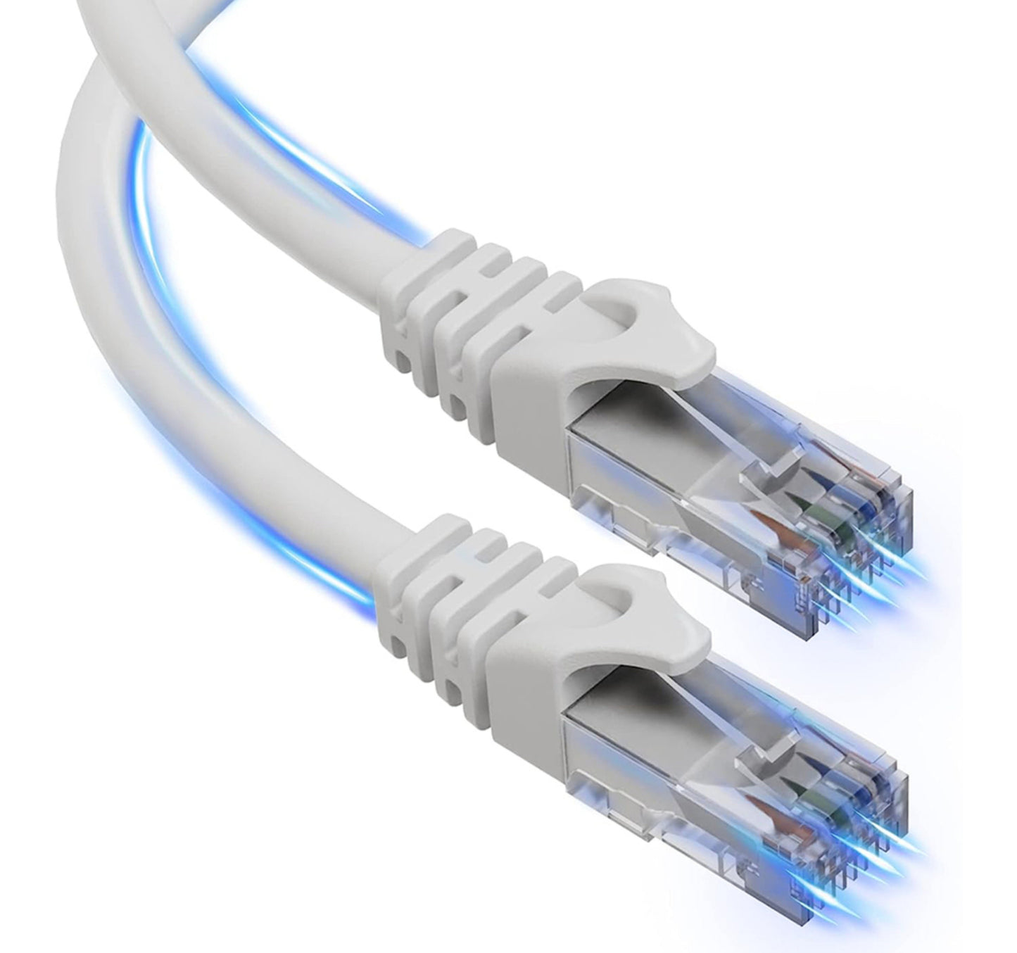 كابل توصيل Iends Cat6، 25 مترًا، أبيض، CA8718