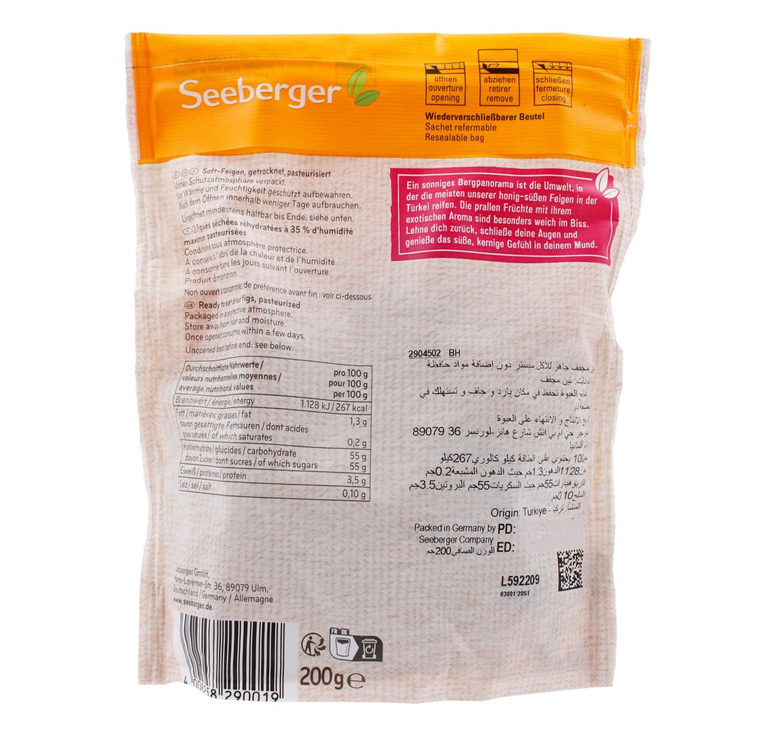Seeberger Soft Dried Fig 200 g