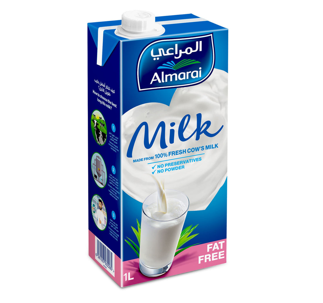 Almarai Fat Free Long Life Milk 1 Litre