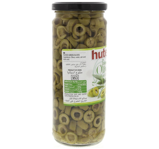 Hutesa Spanish Olives Sliced Green 230 g