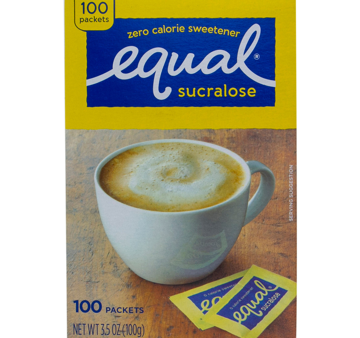 مُحلي متساوي السكرالوز خالي من السعرات الحرارية 100 قطعة