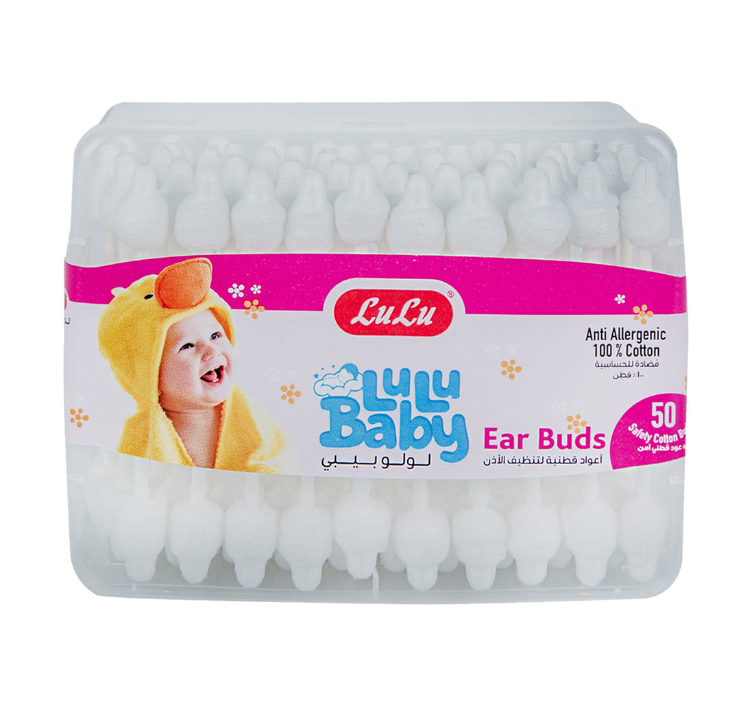 LuLu Baby Pure Cotton Ear Buds 50 pcs
