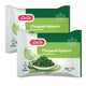 LuLu Frozen Chopped Spinach 2 x 400 g