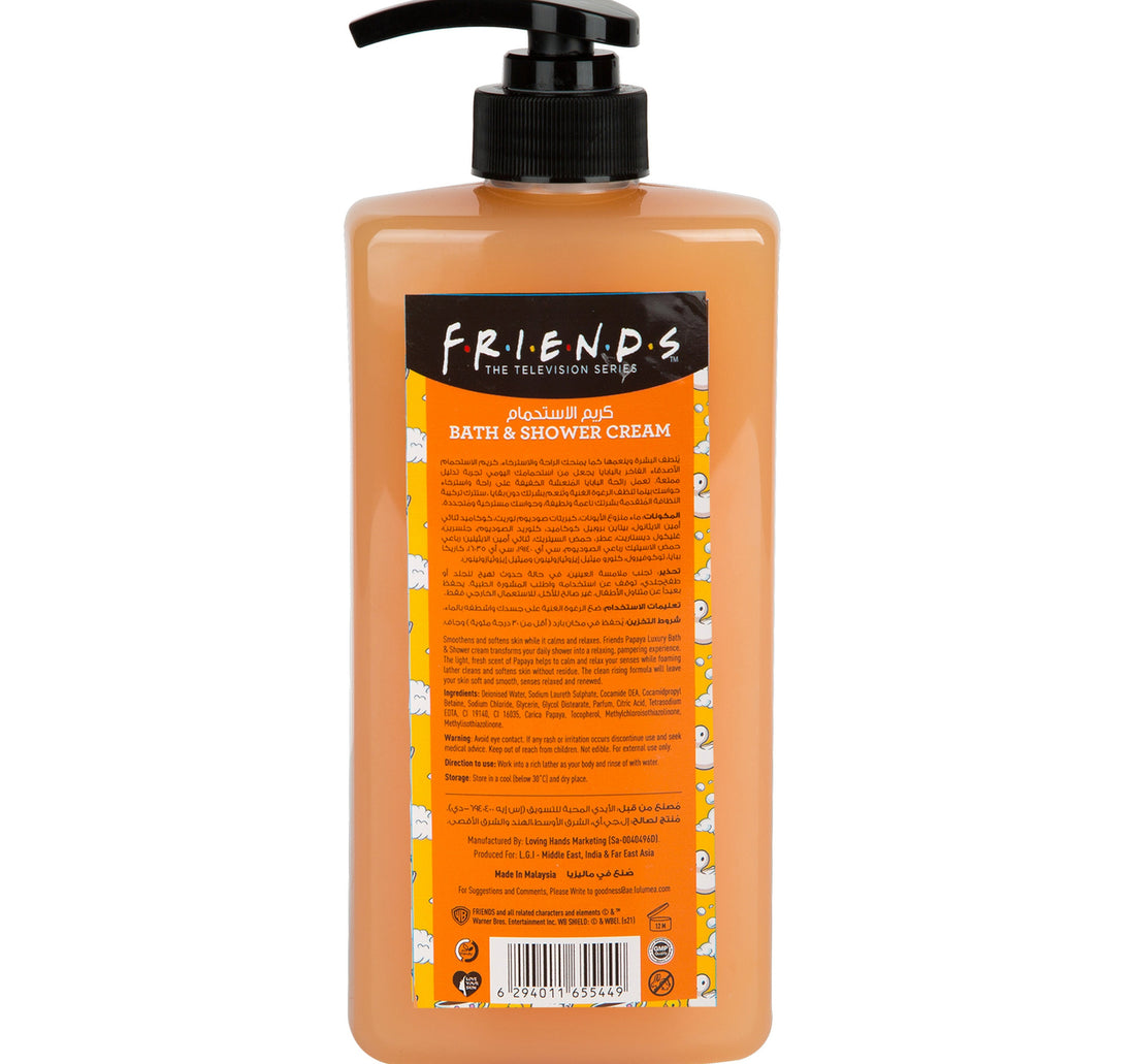 Friends Papaya Bath & Shower Cream 750 ml