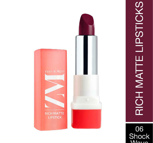 Zayn & Myza Shock Wave Rich Matte Lipstick, 4.2 g