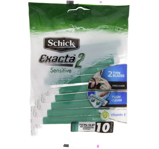 Schick Exacta II Sensitive Razor 10 pcs