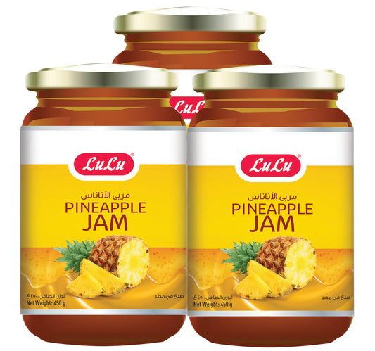LuLu Pineapple Jam 3 x 450 g