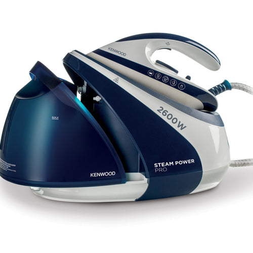 Kenwood Steam Generator Iron with Boiler, 7 bar, Up to 600g/min steam shot, 2600 Watts, SSP70.000WB White/Blue