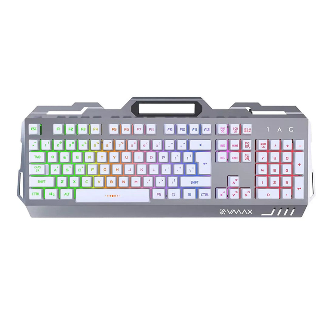 VMAX Metal Gaming Keyboard, Silver, VGK611