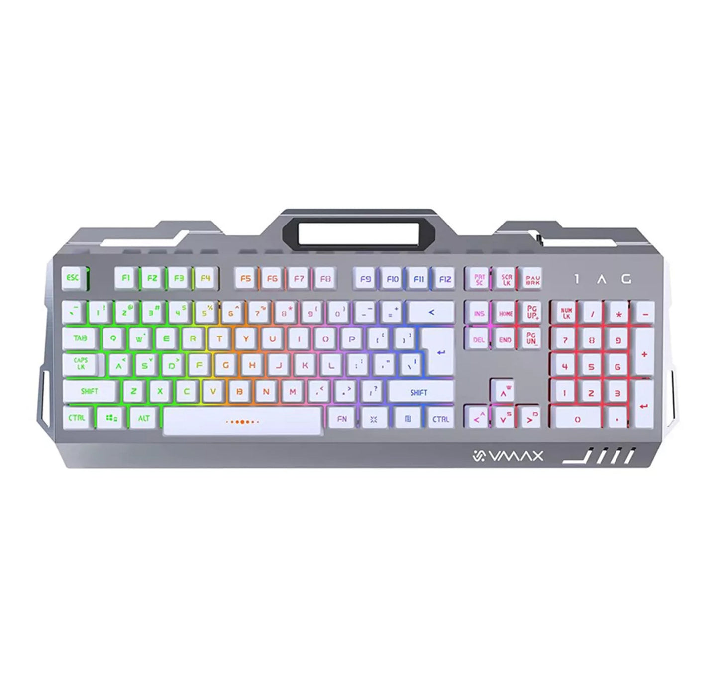 VMAX Metal Gaming Keyboard, Silver, VGK611