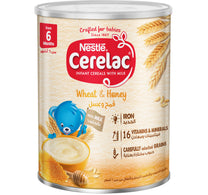 Nestle Cerelac Infant Cereals with Iron + Wheat & Honey From 6 Months 1 kg