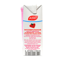 KDD 1-2-3 Strawberry Milk Long Life Low Fat 6 x 125 ml