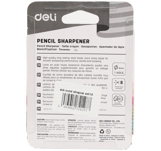 Deli Metal Sharpener 10pcs E39761