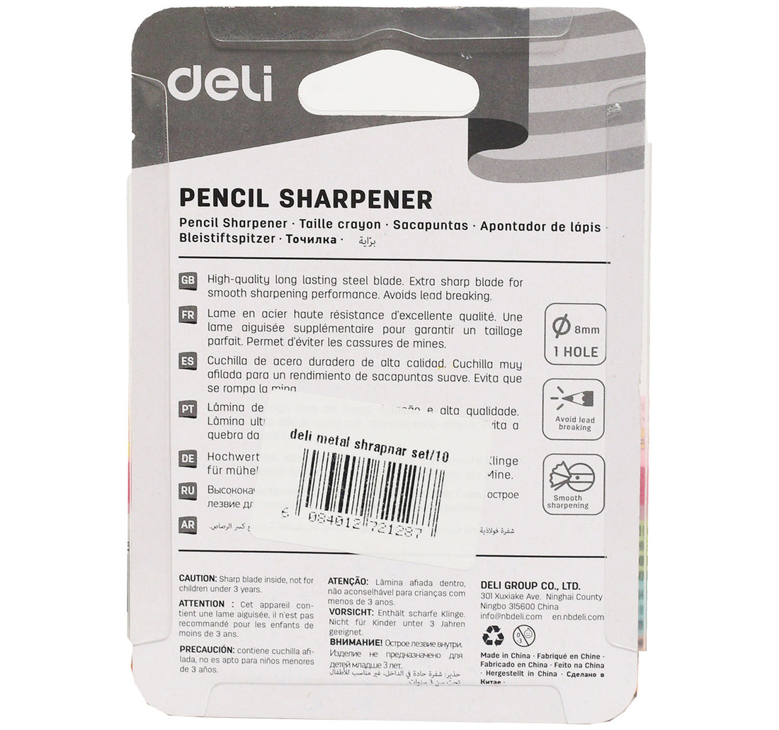 Deli Metal Sharpener 10pcs E39761
