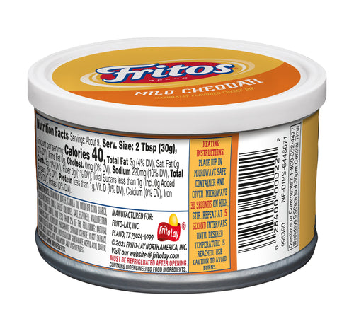 Fritos Mild Cheddar Naturally Flavored Cheese Dip 255.1 g