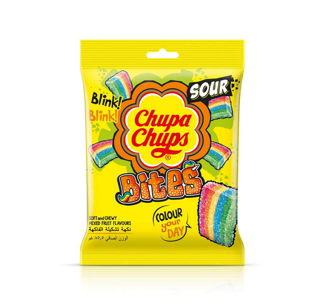 Chupa Chups Sour Bites Mix Fruit Jellies 85.5 g