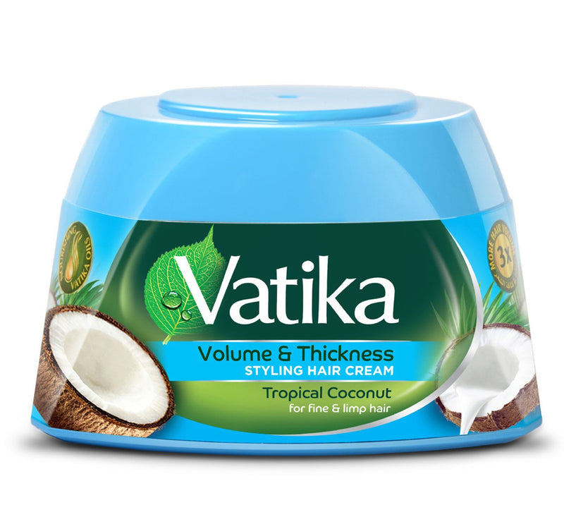 Vatika Volume & Thickness Styling Hair Cream Tropical Coconut 210 ml