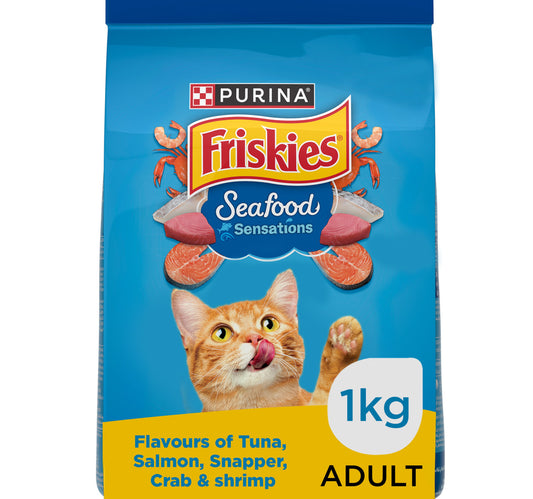 Purina Friskies Seafood Sensation Cat Food 1 kg
