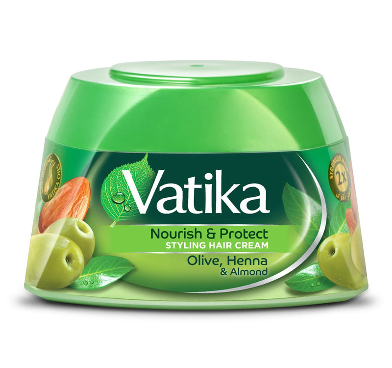 Vatika Nourish & Protect Styling Hair Cream Olive Henna & Almond 210 ml