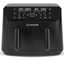 Nutricook Air Fryer Duo 2, 8.5 L, Black, NC-AFD185