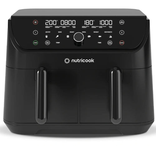 Nutricook Air Fryer Duo 2, 8.5 L, Black, NC-AFD185